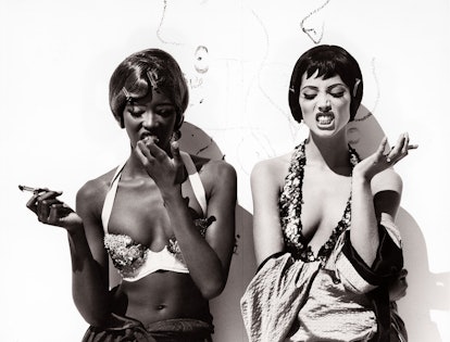 Naomi Campbell and Christy Turlington, Los Angeles; Vogue Italia December 1989