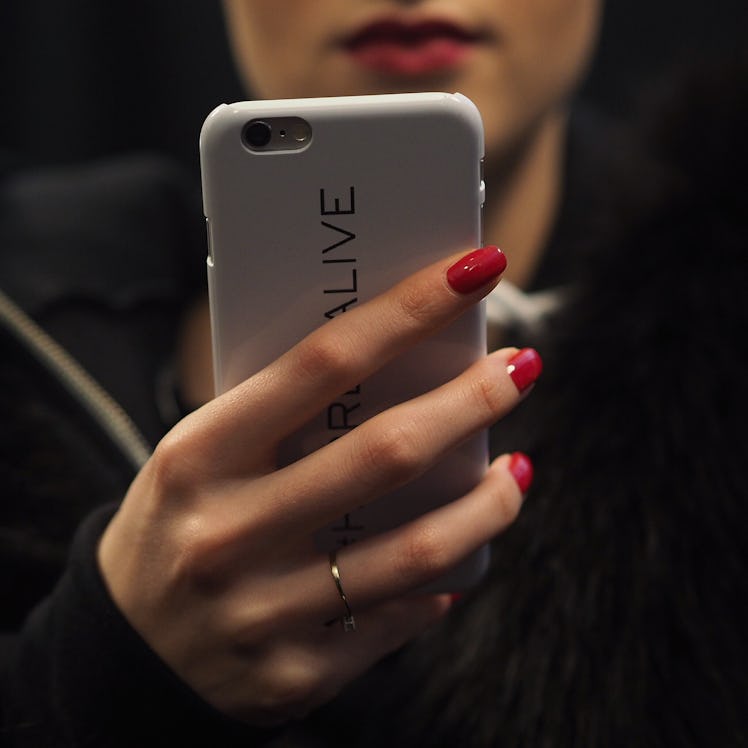 Backstage at New York Fashion Week Fall 2015