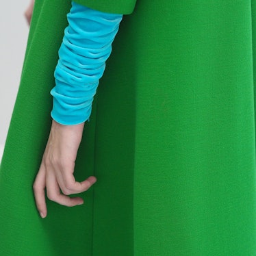 Backstage at Delpozo Fall 2015