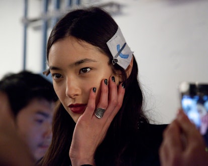 Backstage at 3.1 Phillip Lim Fall 2015