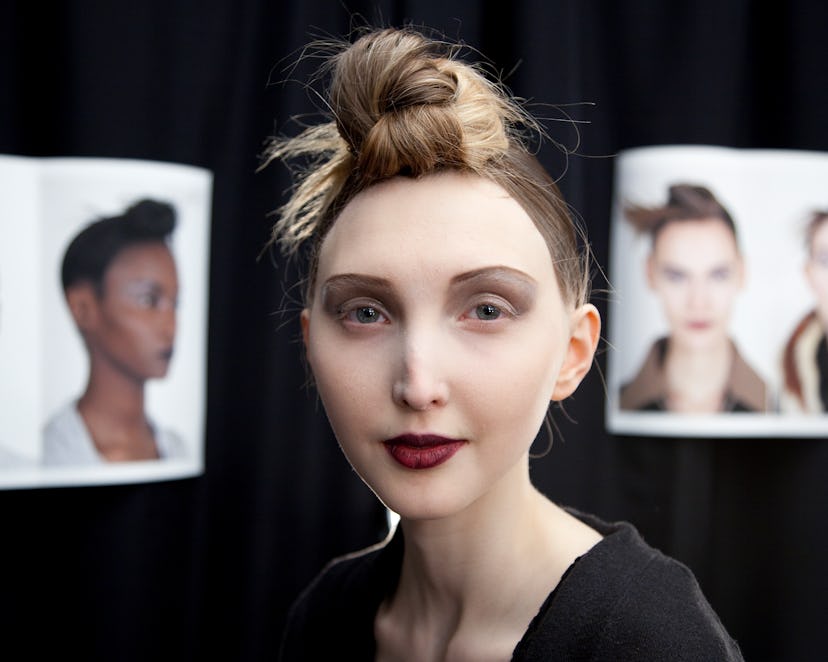 Backstage at Marc Jacobs Fall 2015