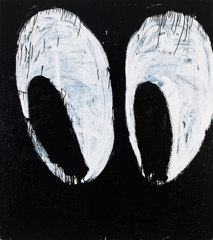 Joyce Pensato Magic Bag Eyes