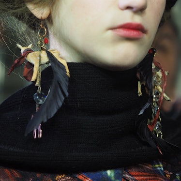 Backstage at I'm Isola Marras Fall 2015