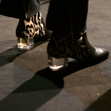 Backstage at Roberto Cavalli Fall 2015