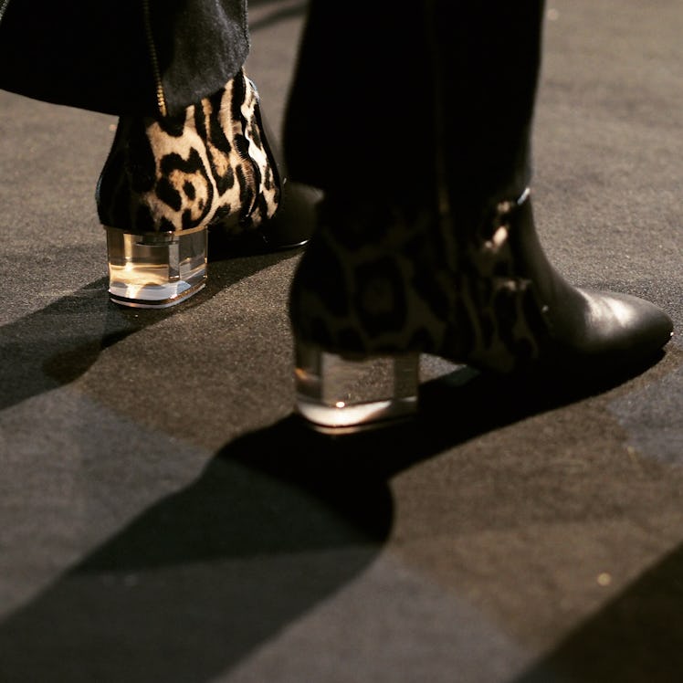 Backstage at Roberto Cavalli Fall 2015