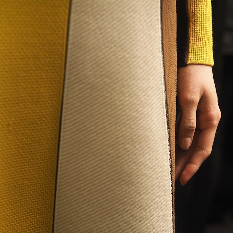 Backstage at Ferragamo Fall 2015