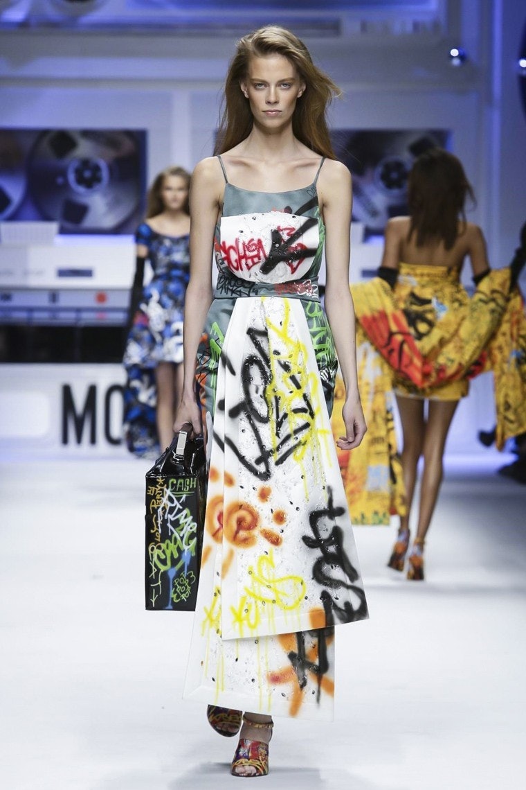 Moschino clearance graffiti dress