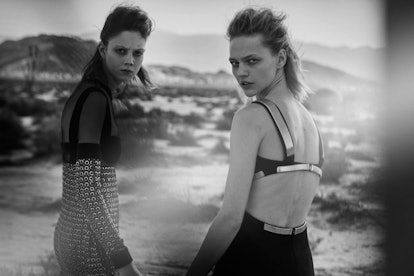 Peter Lindbergh, Natalie Westling and Sasha Pivovarova,