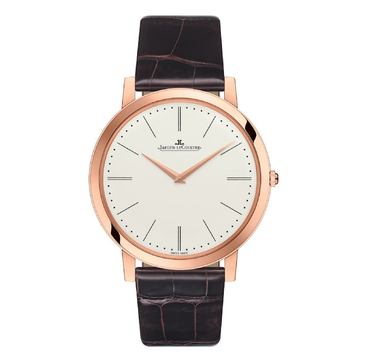 Jaeger-LeCoultre pink-gold watch