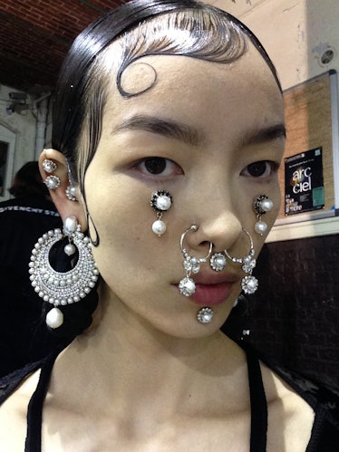 Fei Fei Sun Givenchy Backstage