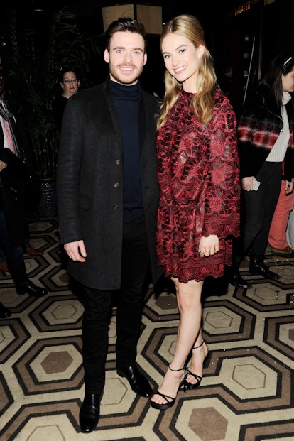 Richard Madden and Lily James