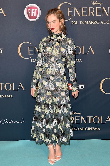 Lily James Cinderella Erdem