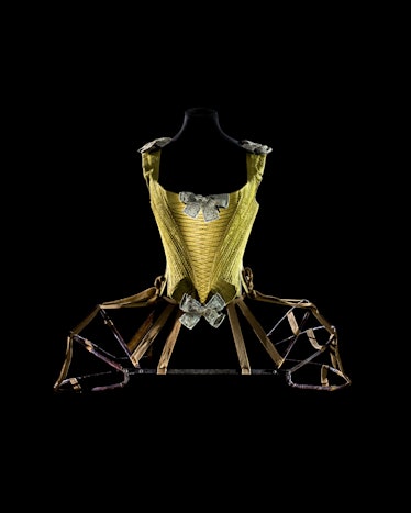 Whalebone corset. France, ca. 1740–60