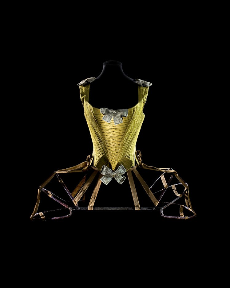 Whalebone corset. France, ca. 1740–60