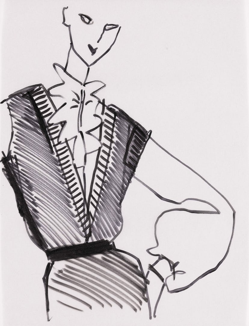Bill Blass sketch