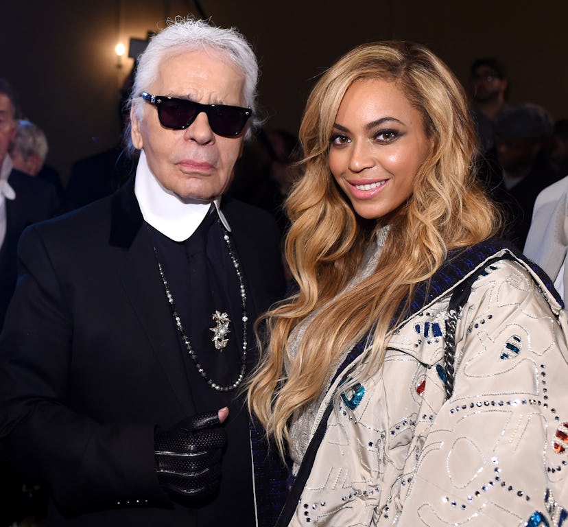 Karl Lagerfeld and Beyoncé