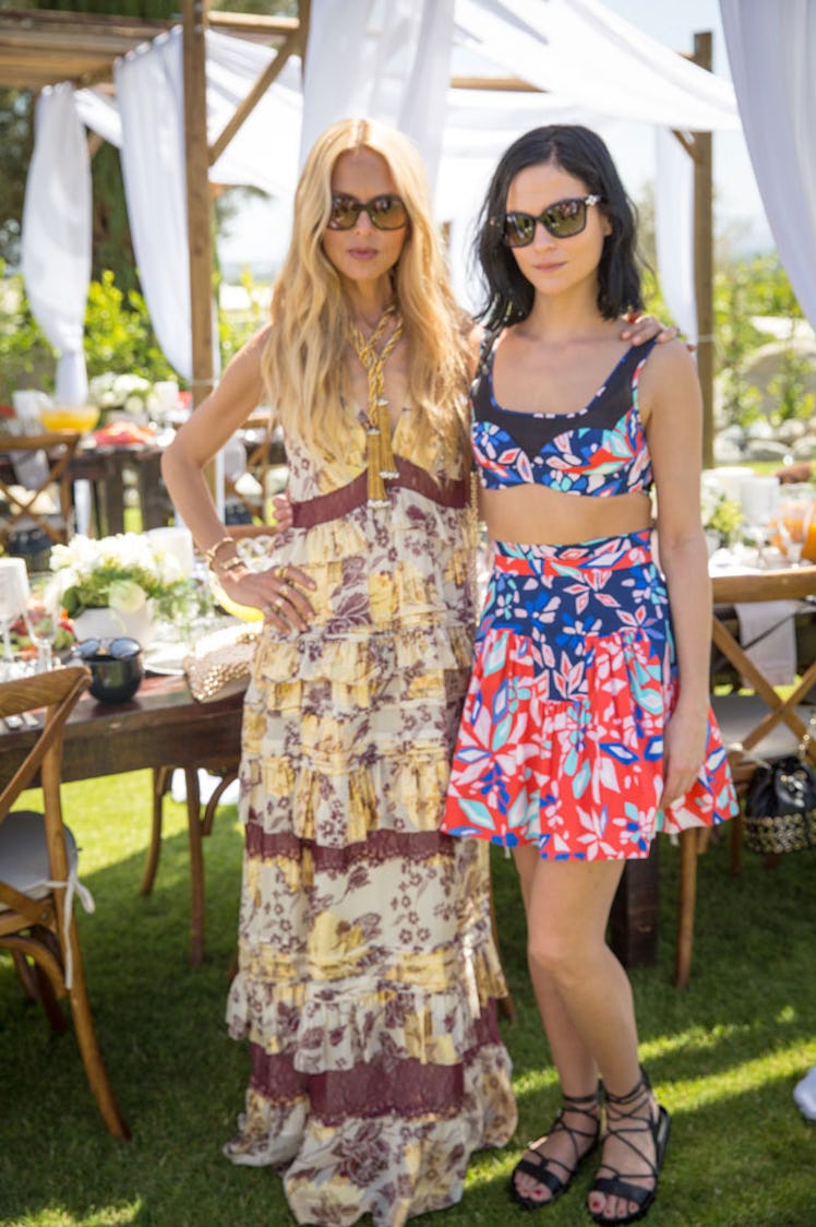 Rachel Zoe and Leigh Lezark at an intimate brunch hosted by DVF and Rachel Zoe. Photo by Monti Smith...
