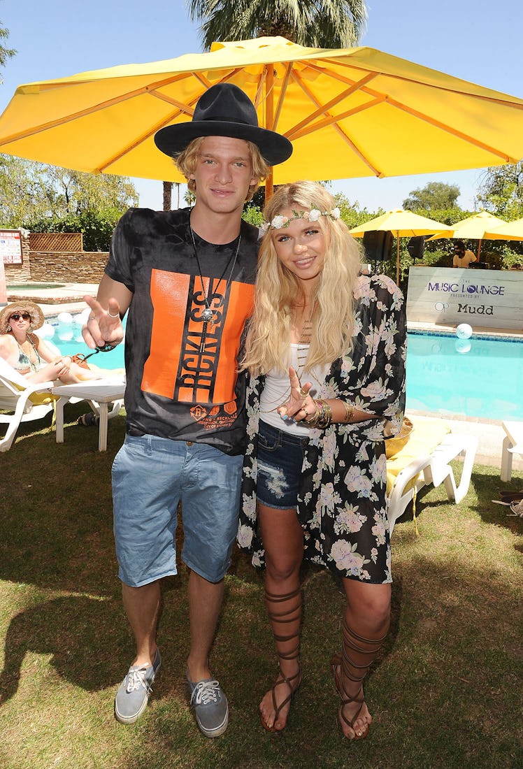 Cody and Alli Simpson at The Music Lounge presented by MUDD and Ocean Pacific. Photo by Angela Weiss...