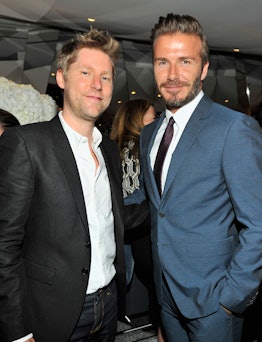 Christopher Bailey and David Beckham