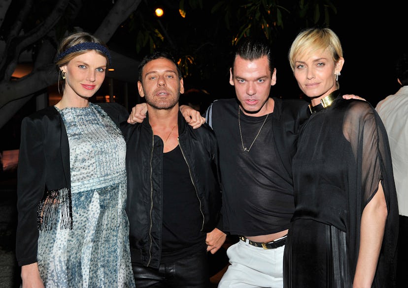 Angela Lindvall, Mert Alas, Marcus Piggott, and Amber Valletta