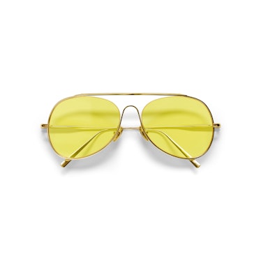 Yellow Acne Studios sunglasses