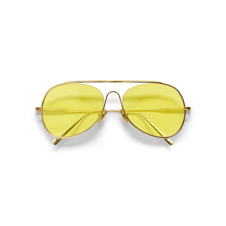 Yellow Acne Studios sunglasses
