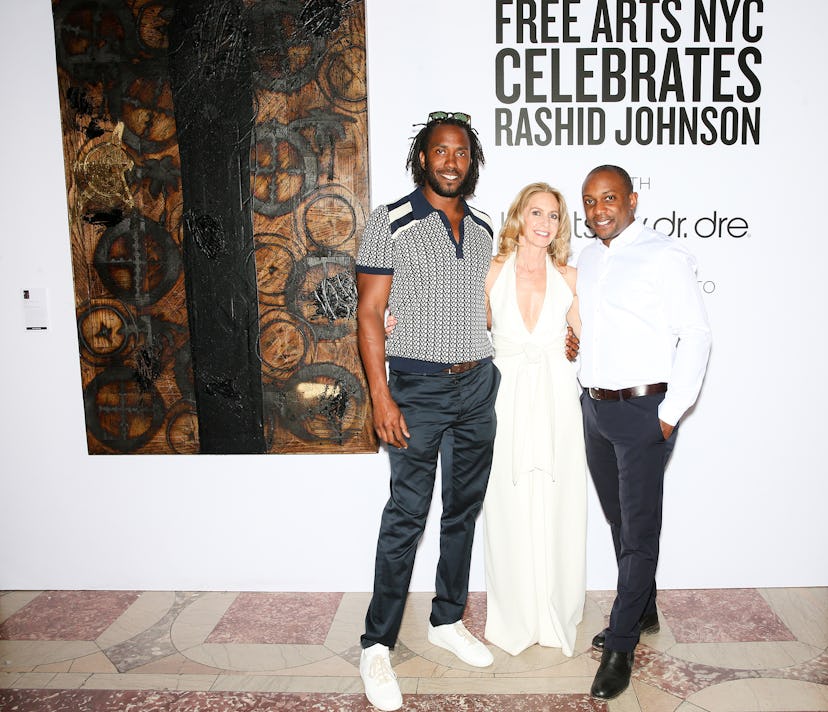 Rashid Johnson , Liz Hopfan, and Hank Willis Thomas