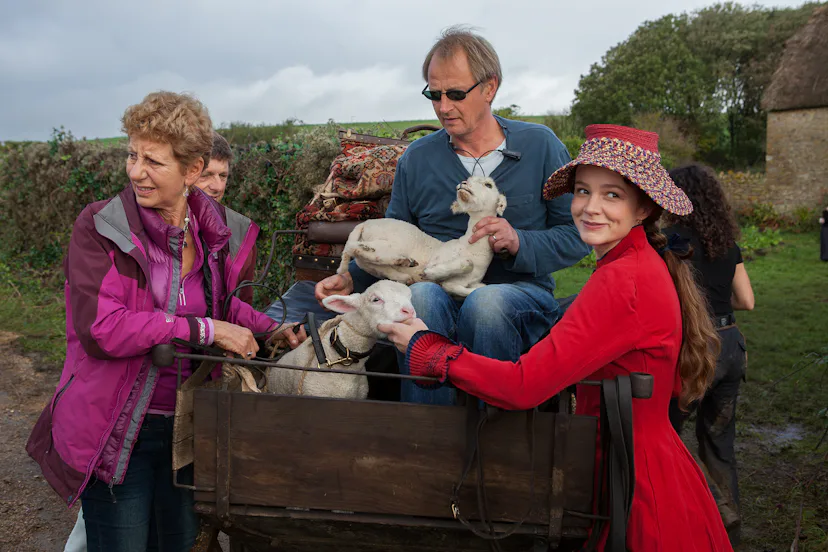 Far From the Madding Crowd On Set