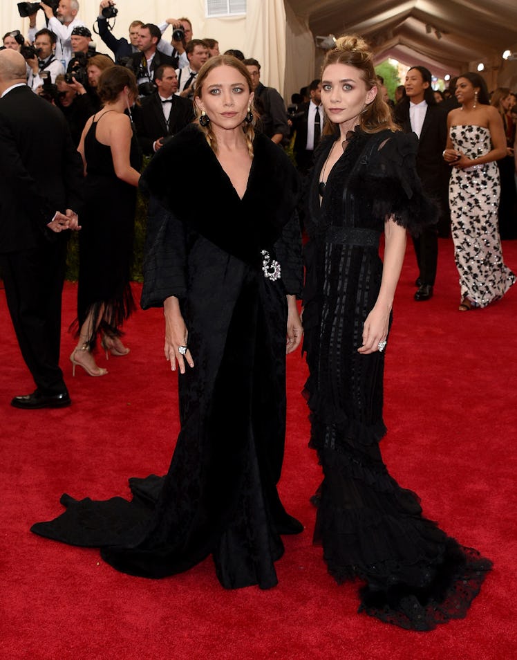 Mary Kate and Ashley Olsen's Met Ball Beauty