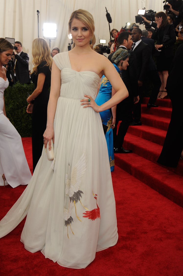 Dianna Agron in Tory Burch