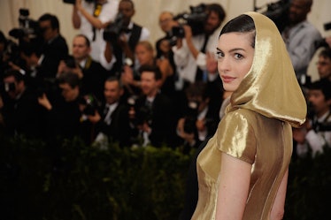 Anne Hathaway in Ralph Lauren