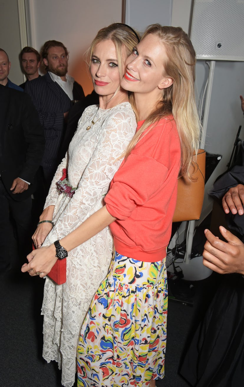 Laura Bailey and Poppy Delevingne