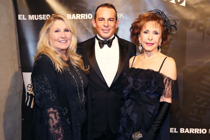 Jane Holzer, Eugenio Lopez Alonso, and Yolanda Santos