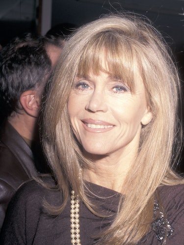 Blonde Jane Fonda in 1998