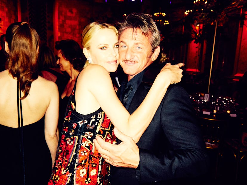 Charlize Theron and Sean Penn.