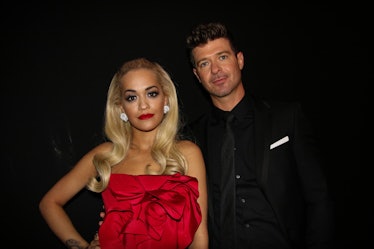 Rita Ora and Robin Thicke