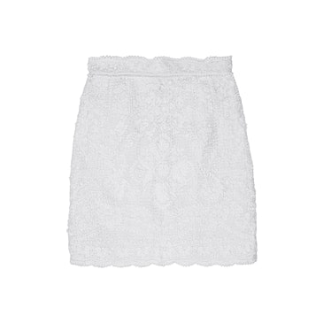 Dolce & Gabbana crocheted lace mini skirt