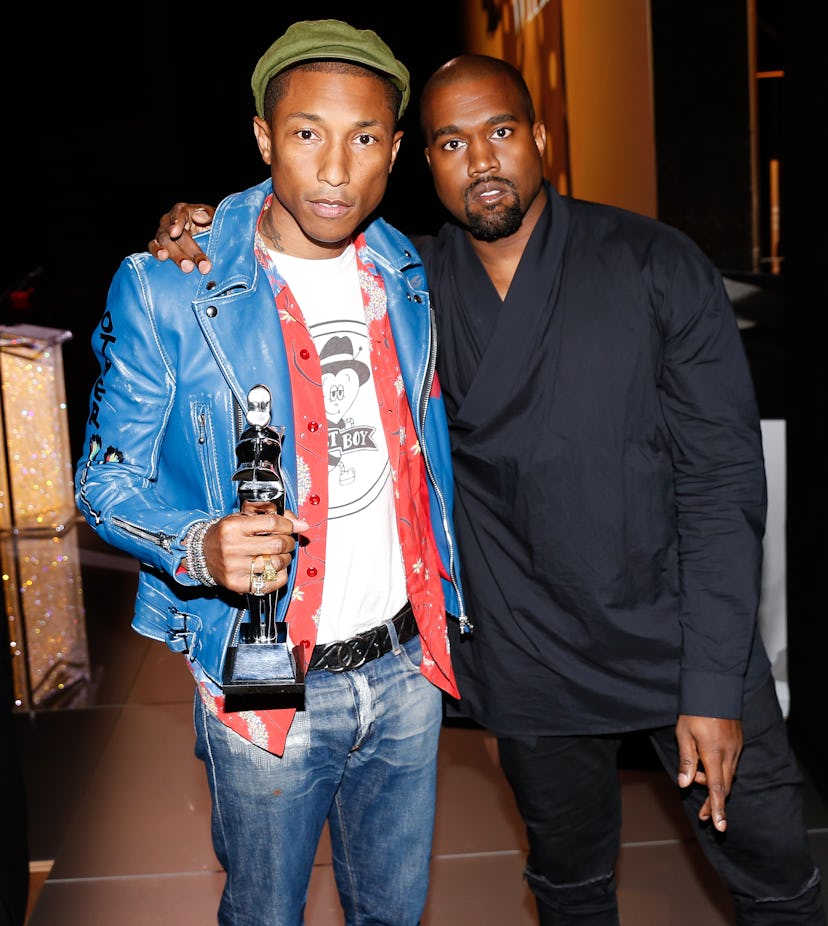 Pharrell Williams and Kanye West