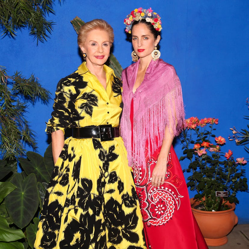 Carolina Herrera and Carolina Herrera de Baez