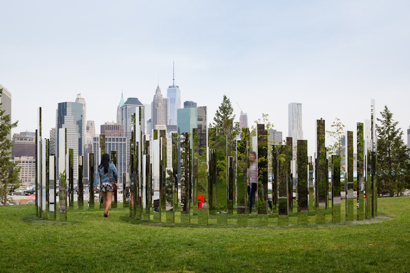 Jeppe Hein’s Please Touch the Art at Brooklyn Bridge Park