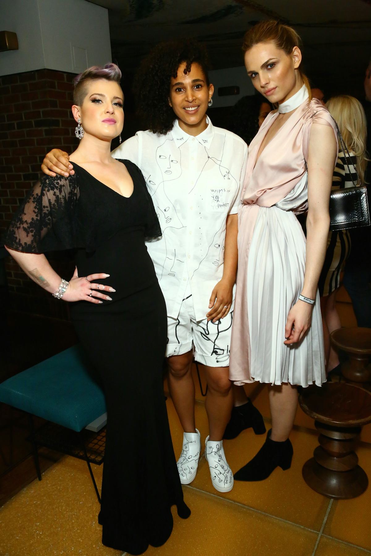 Kelly Osbourne, Shantell Martin, and Andreja Pejic