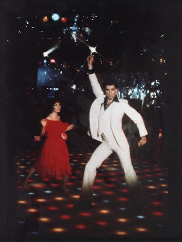 John Travolta in Saturday Night Fever, 1977.
