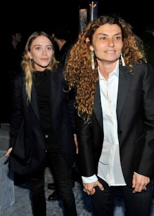 Mary-Kate Olsen and Paola Russo