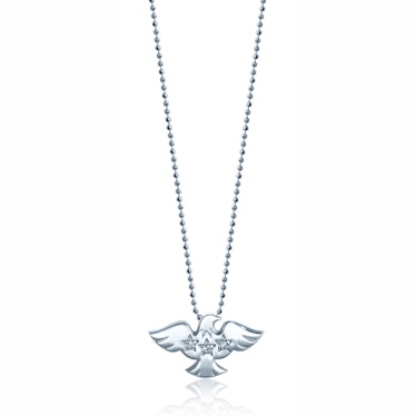 Alex Woo 14k white gold and diamond necklace