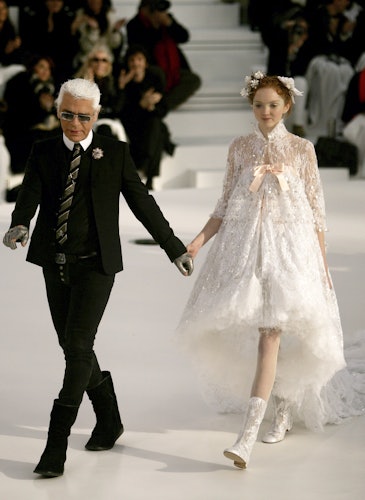 Lily-Rose Depp Was a Child Bride for the Chanel Couture Show
