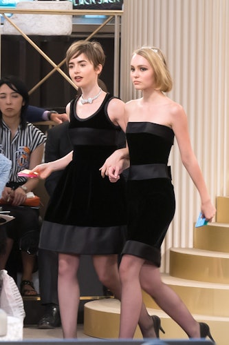 Lily Collins: Chanel 'Little Black Jacket' Event!, Lily Collins