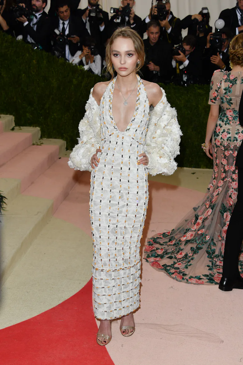 Lily Rose-Depp attends the 2017 Met Gala at the Metropolitan Museum of Art in New York, New York.