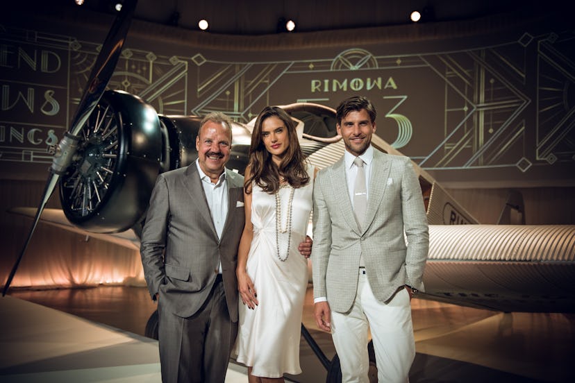 Dieter Morszeck, Alessandra Ambrosio, and Johannes Huebl
