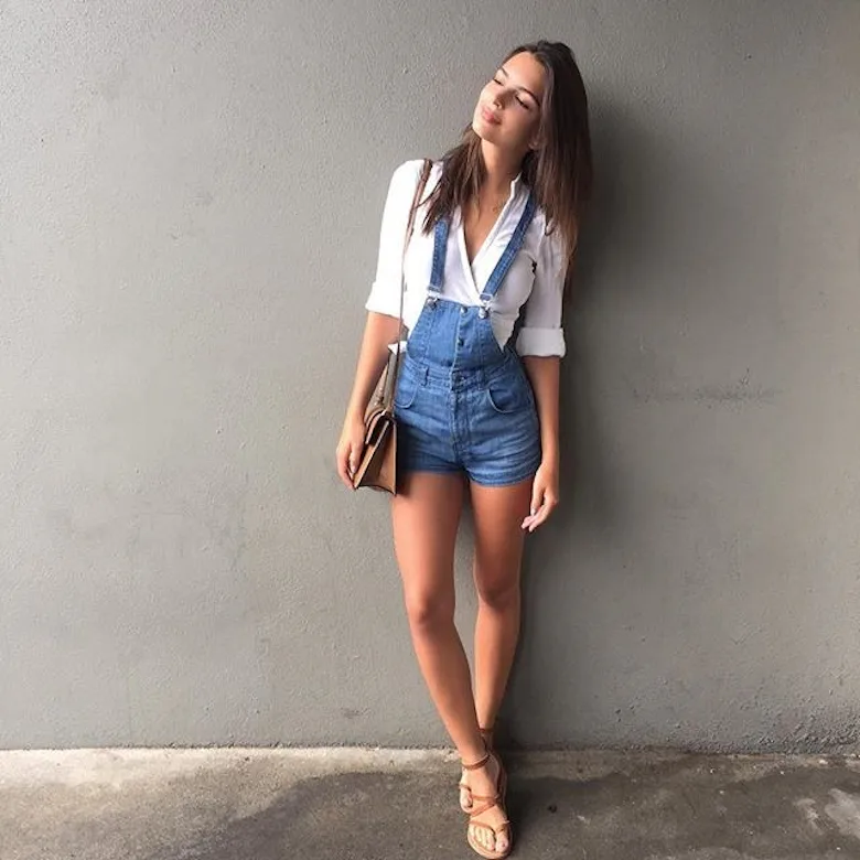 Emily Ratajkowski Overall How to Wear Overalls Like a Model