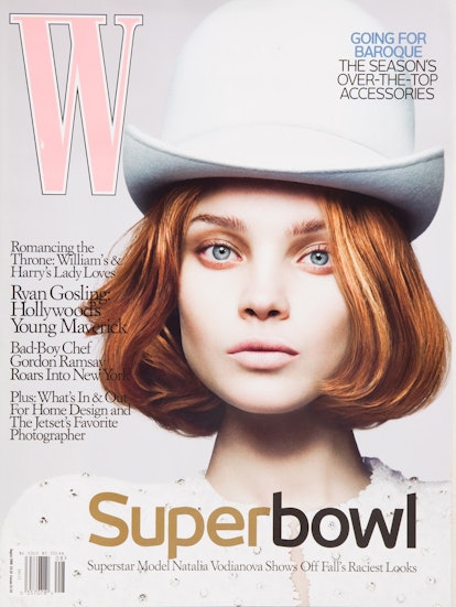 Natalia Vodianova on the cover of W Magazine August 2006